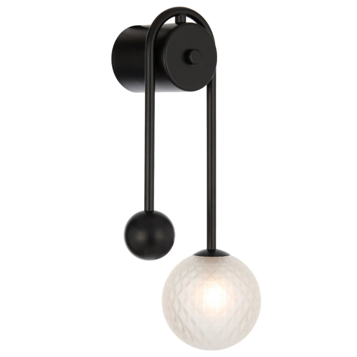 Telbix FELTON Wall Light - 6W, Arm Black-Telbix-Ozlighting.com.au