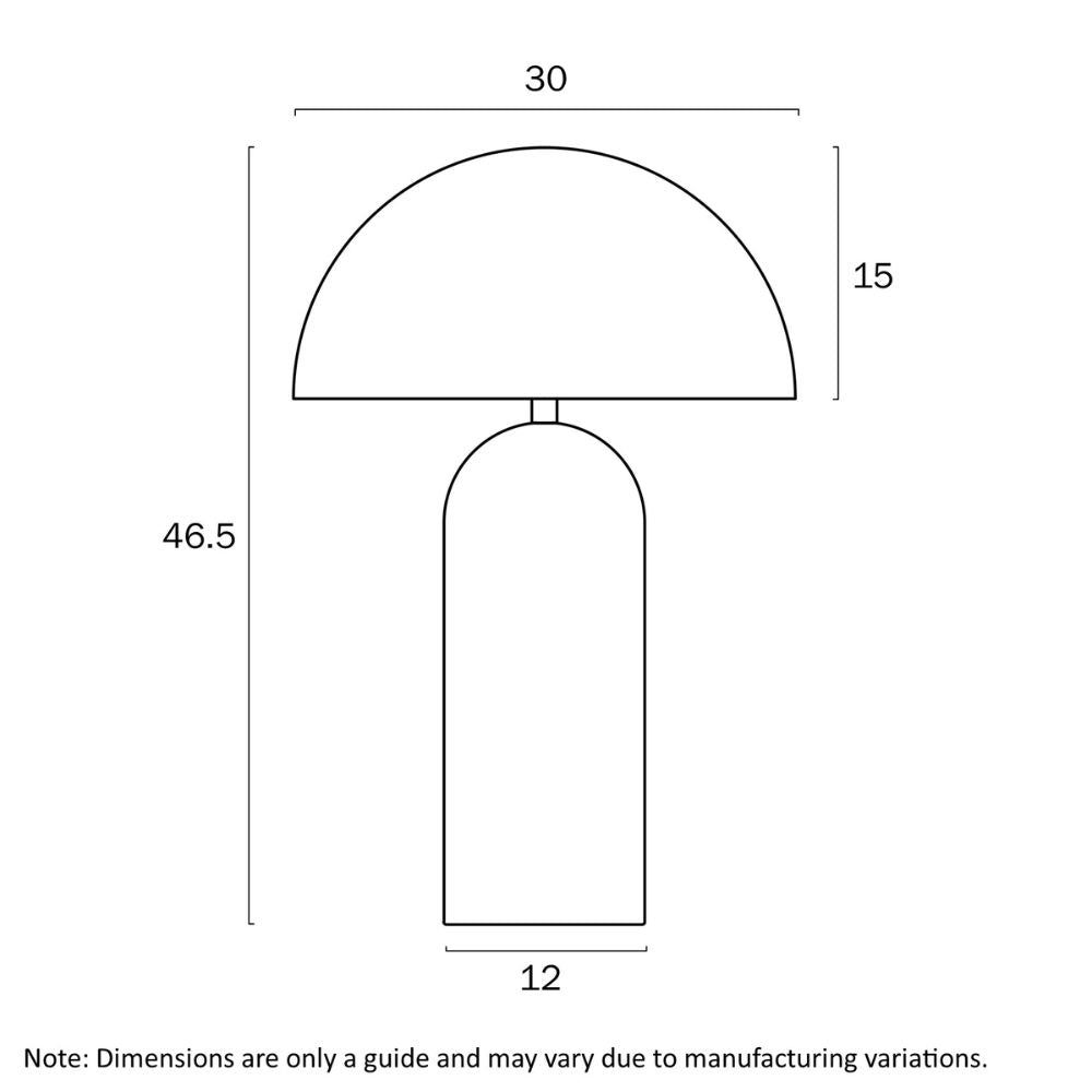 Telbix FERUM 46 Table Lamp - Max. 50W Total-Telbix-Ozlighting.com.au