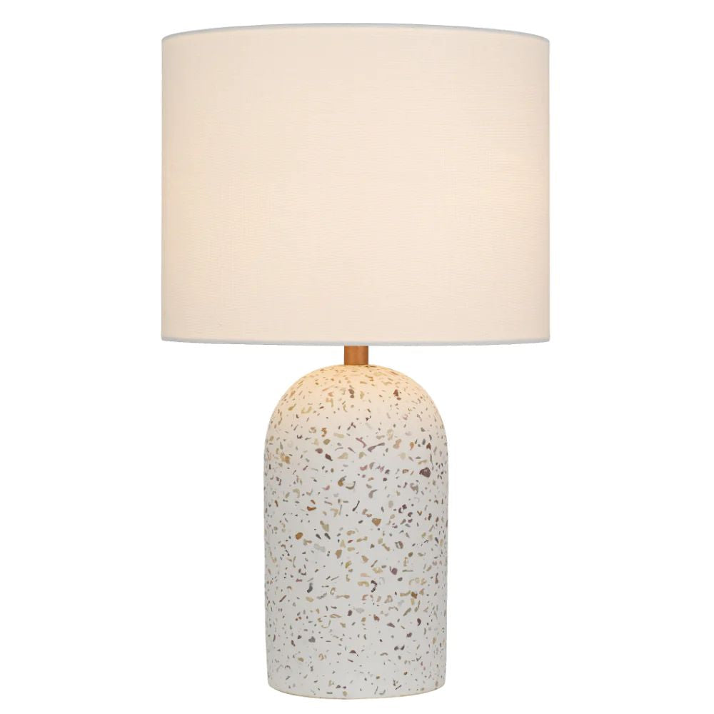 Telbix FEVIK Table Lamp - Medium Terrazzo/Concrete-Telbix-Ozlighting.com.au