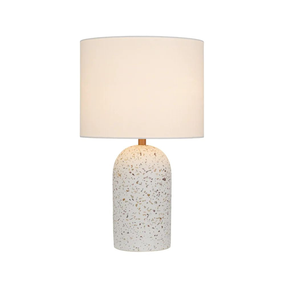 Telbix FEVIK Table Lamp - Small Terrazzo/Concrete-Telbix-Ozlighting.com.au