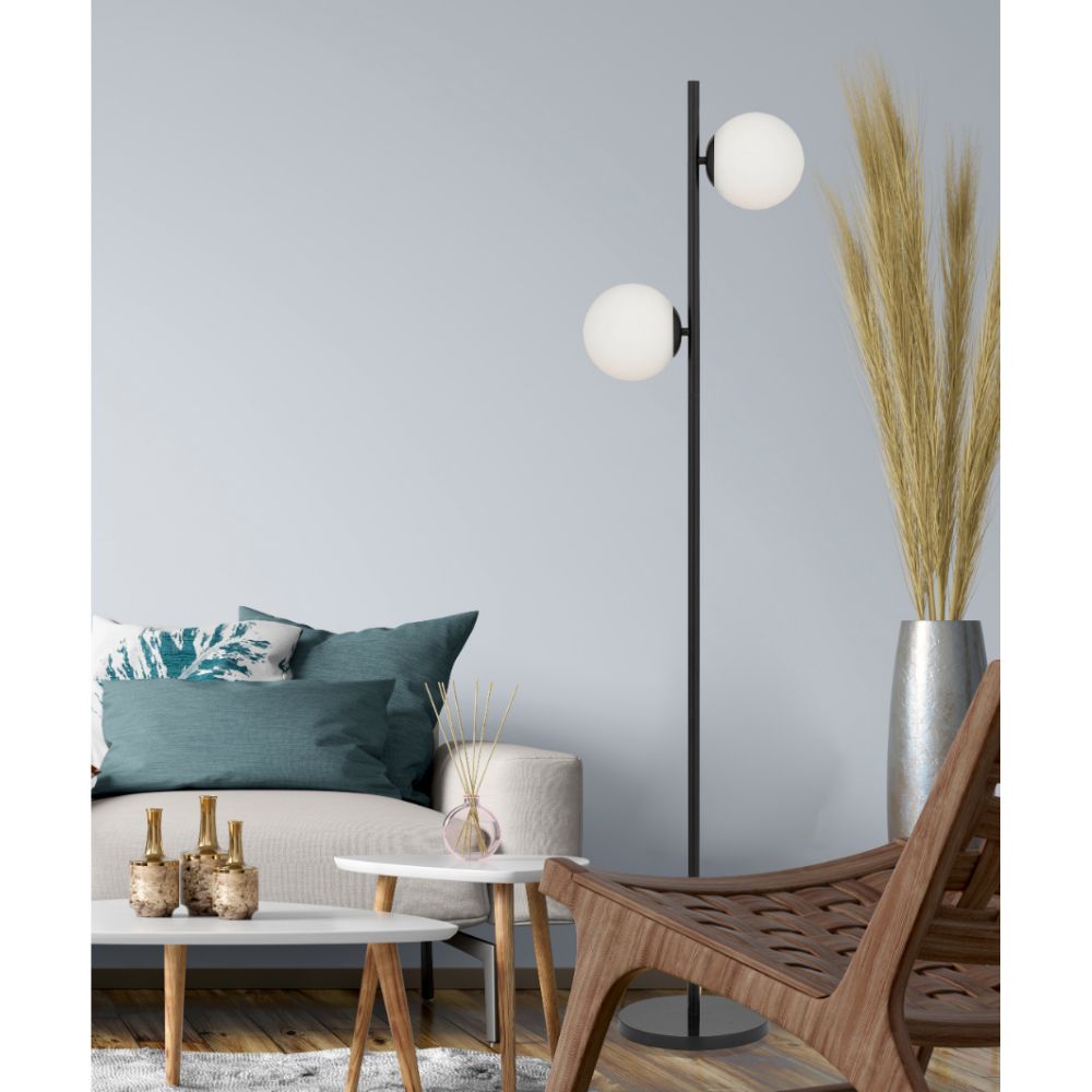 Telbix FIGARO - Marble & Iron Floor Lamp-Telbix-Ozlighting.com.au