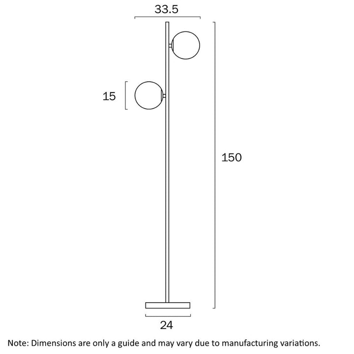 Telbix FIGARO - Marble & Iron Floor Lamp-Telbix-Ozlighting.com.au