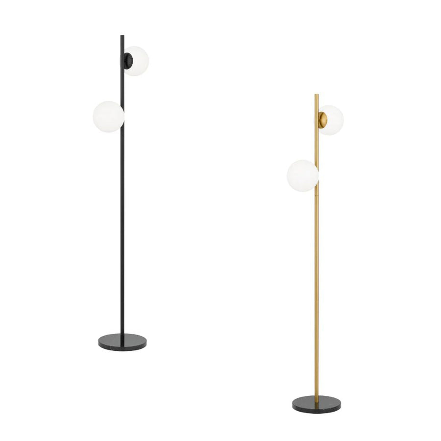 Telbix FIGARO - Marble & Iron Floor Lamp-Telbix-Ozlighting.com.au