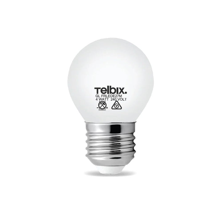 Telbix G45 - 4W LED G45 Fancy Round Globe E27-Telbix-Ozlighting.com.au