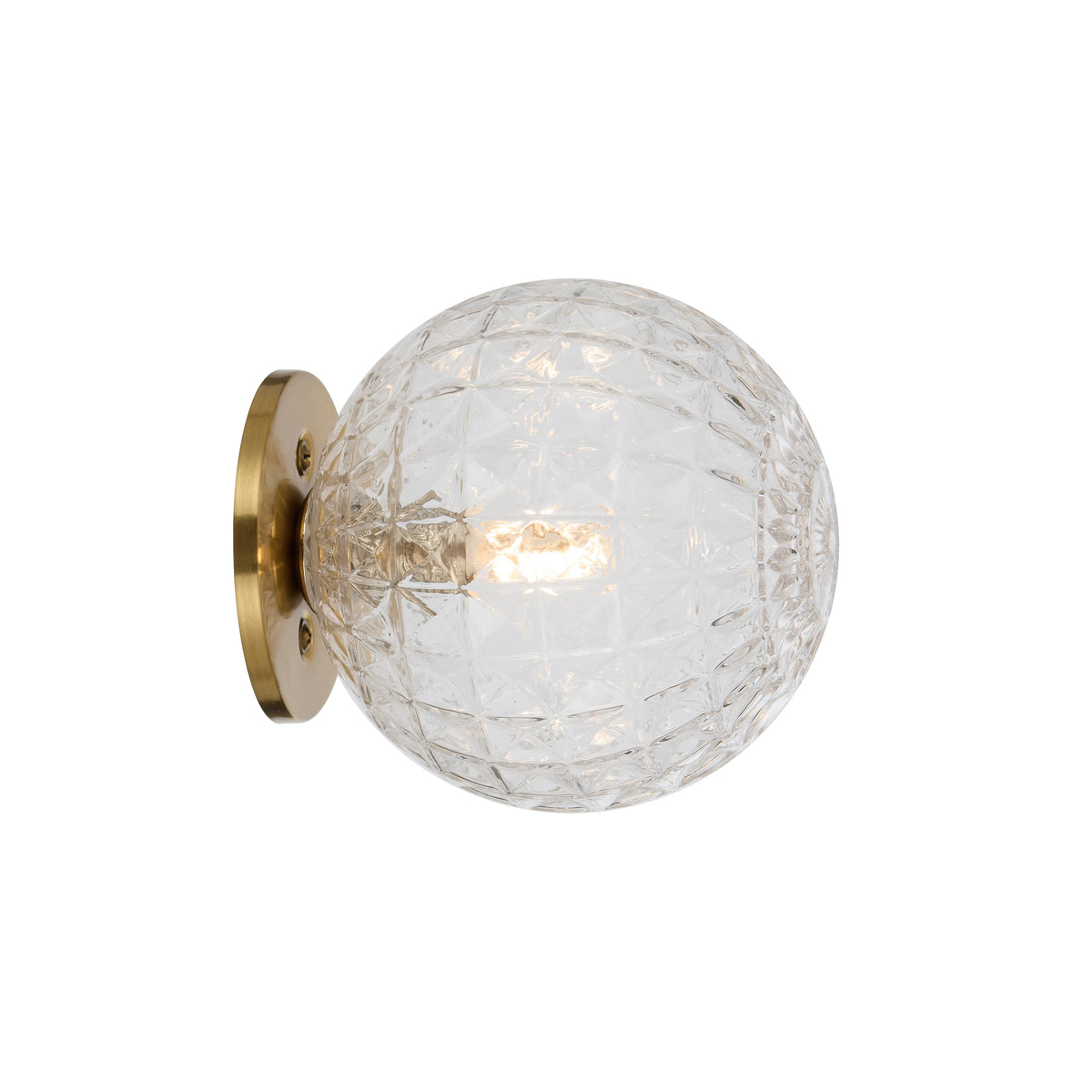 Telbix GASTON Wall Light - 1-Light Glass-Telbix-Ozlighting.com.au