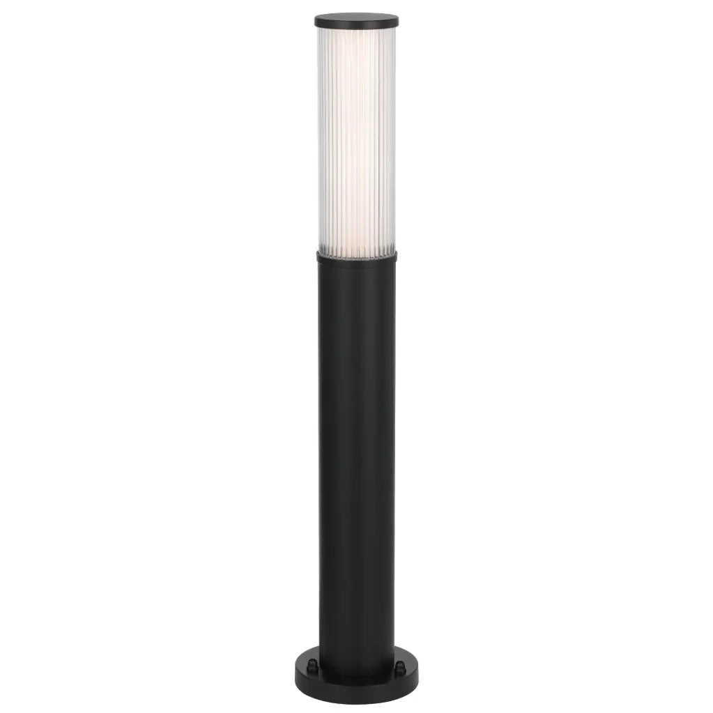 Telbix GEVET Outdoor LED Bollard Light - 80cm, Black-Telbix-Ozlighting.com.au