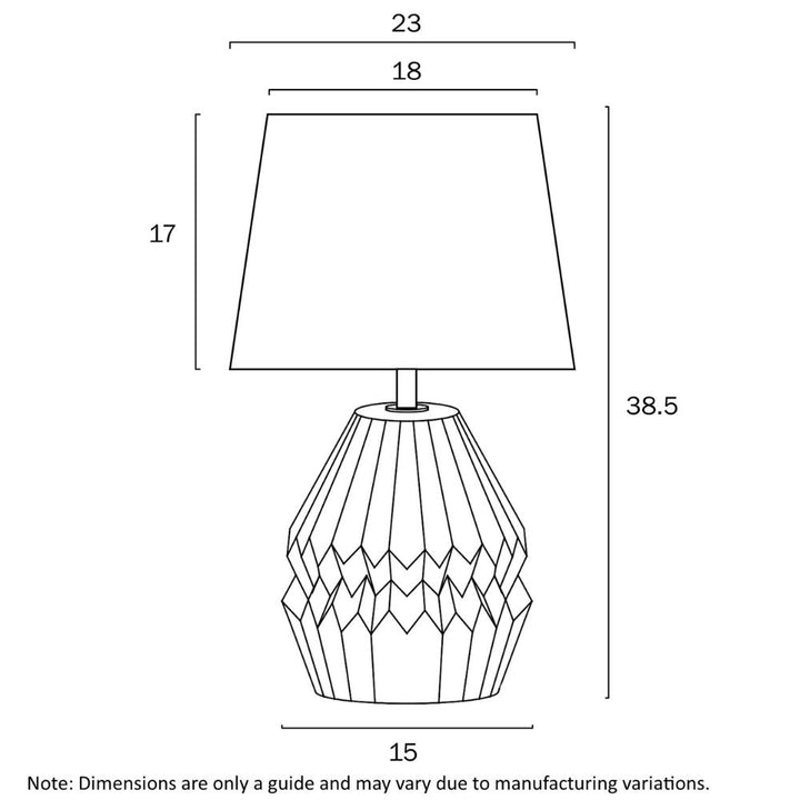 Telbix GREET - Ceramic Table Lamp-Telbix-Ozlighting.com.au