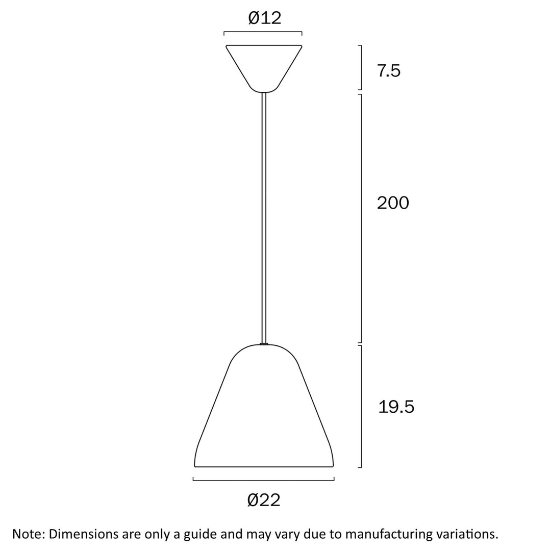 Telbix HANAMI 22 - 1 Light Pendant-Telbix-Ozlighting.com.au