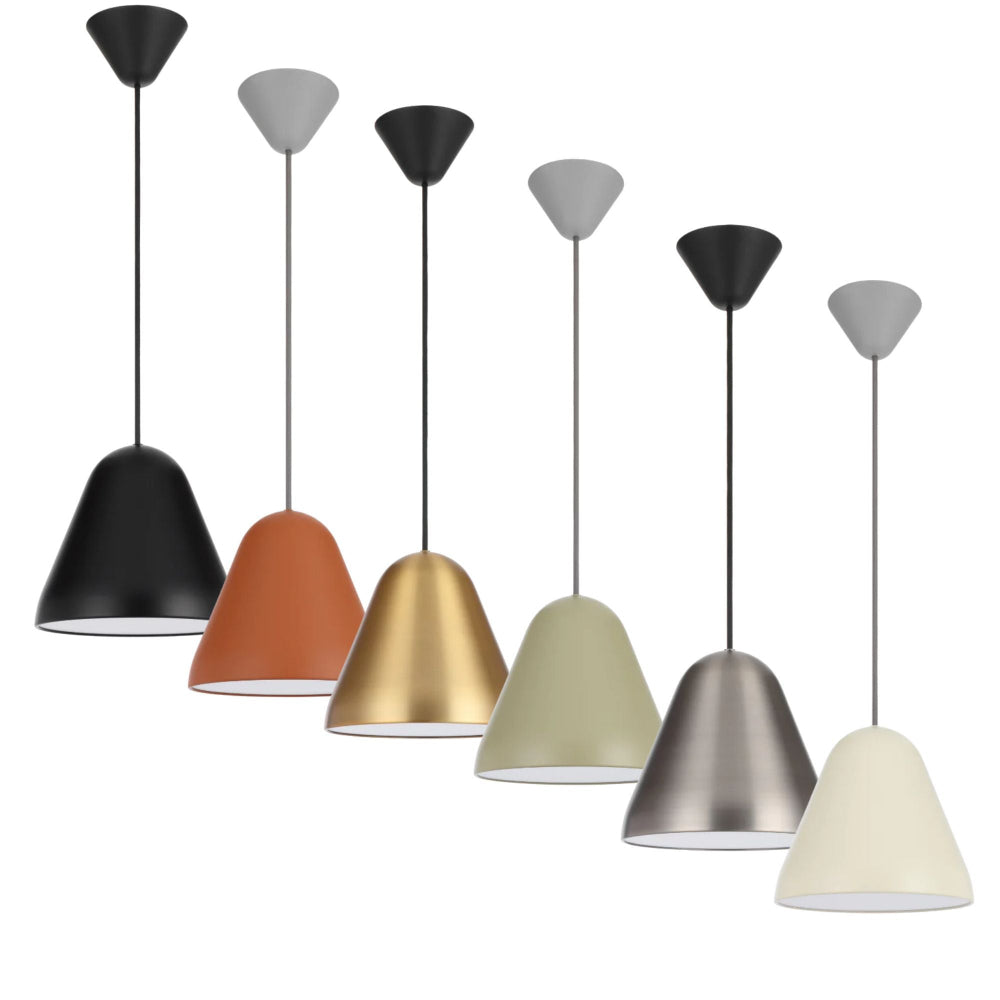 Telbix HANAMI Pendant Light Iron 22cm-Telbix-Ozlighting.com.au