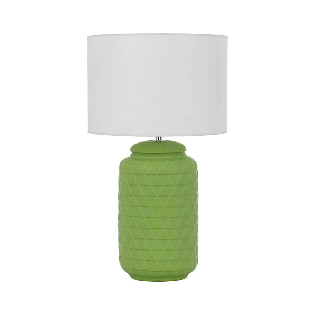 Telbix HESHI - Patterned Ceramic Table Lamp-Telbix-Ozlighting.com.au