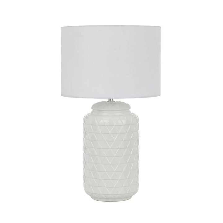 Telbix HESHI - Patterned Ceramic Table Lamp-Telbix-Ozlighting.com.au