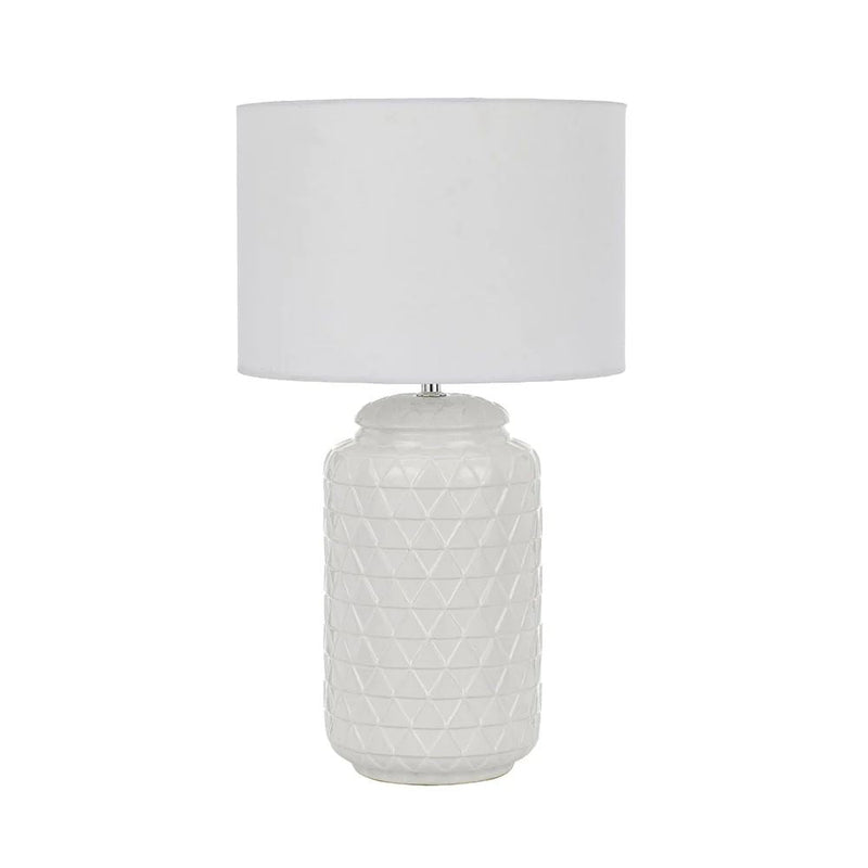 Telbix HESHI - Patterned Ceramic Table Lamp-Telbix-Ozlighting.com.au