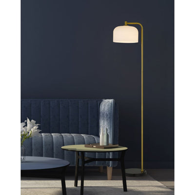 Telbix HOFF - Iron & Marble Floor Lamp-Telbix-Ozlighting.com.au