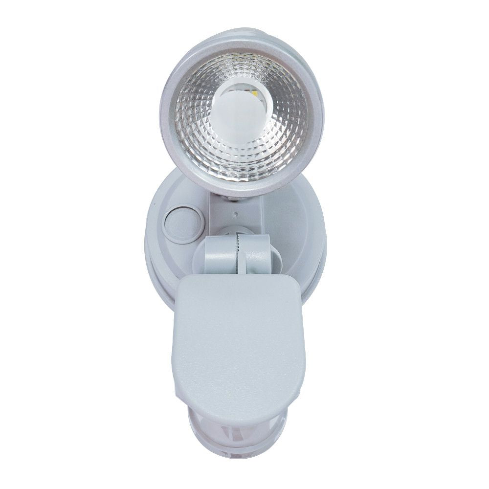 Telbix ILLUME Outdoor LED Spotlight - 10W, Single Head, with Sensor IP44, 5000K-Telbix-Ozlighting.com.au