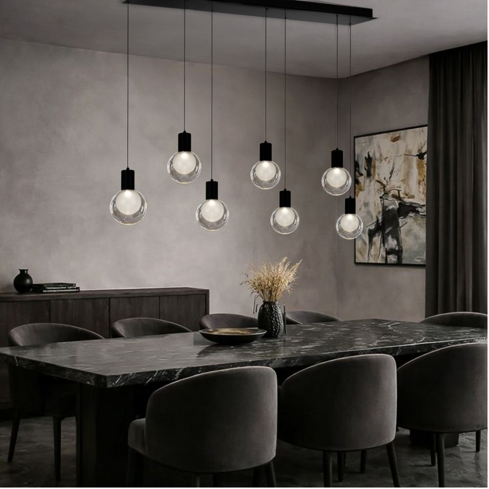 Telbix INVAR - 7 Light Bar Pendant-Telbix-Ozlighting.com.au