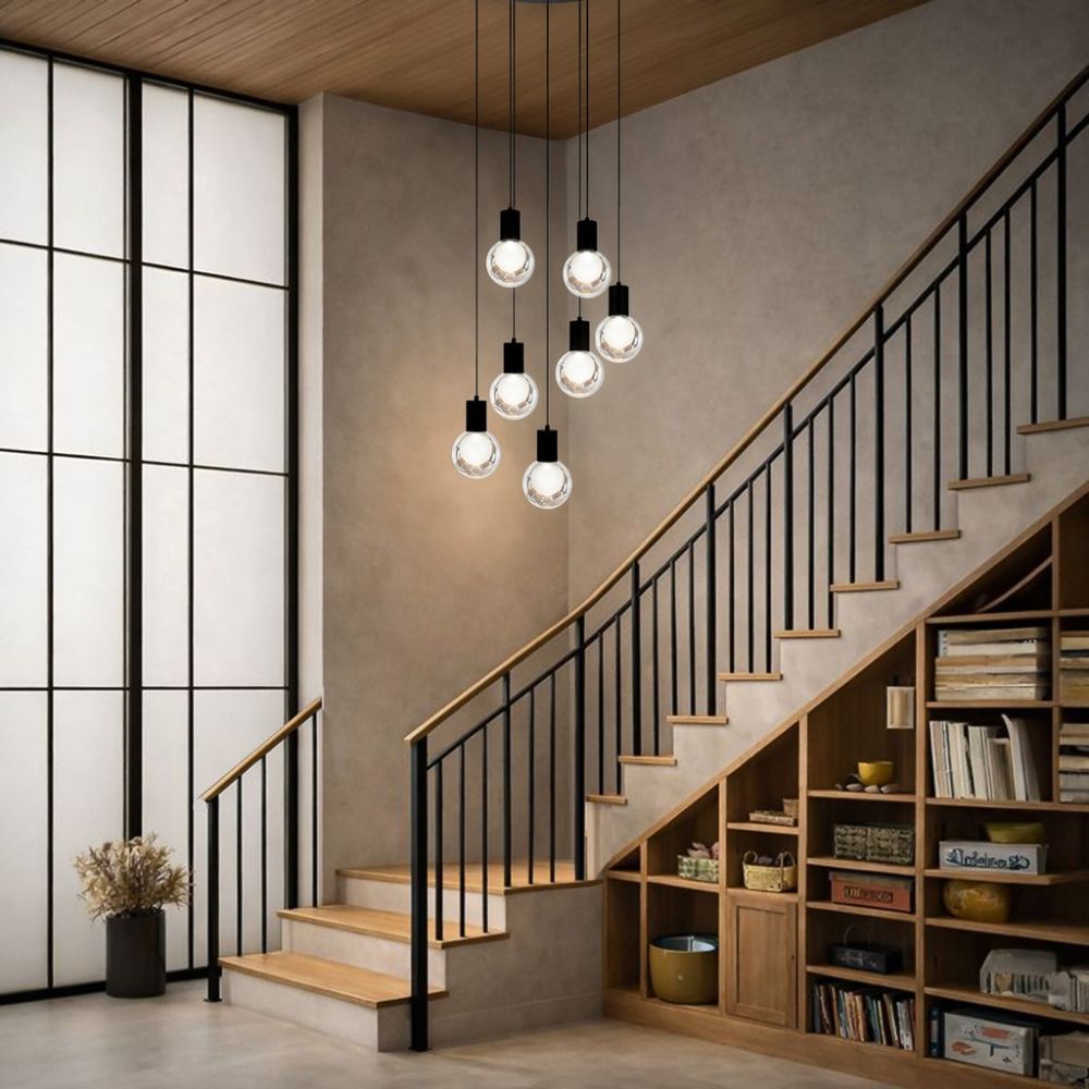Telbix INVAR - 7 Light Pendant-Telbix-Ozlighting.com.au