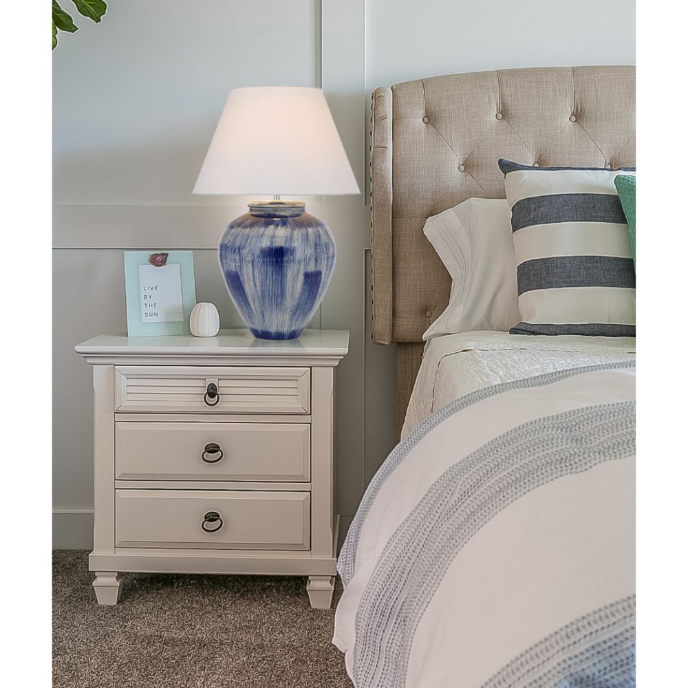 Telbix JAMIE Table Lamp - Hand-Glazed Ceramic-Telbix-Ozlighting.com.au