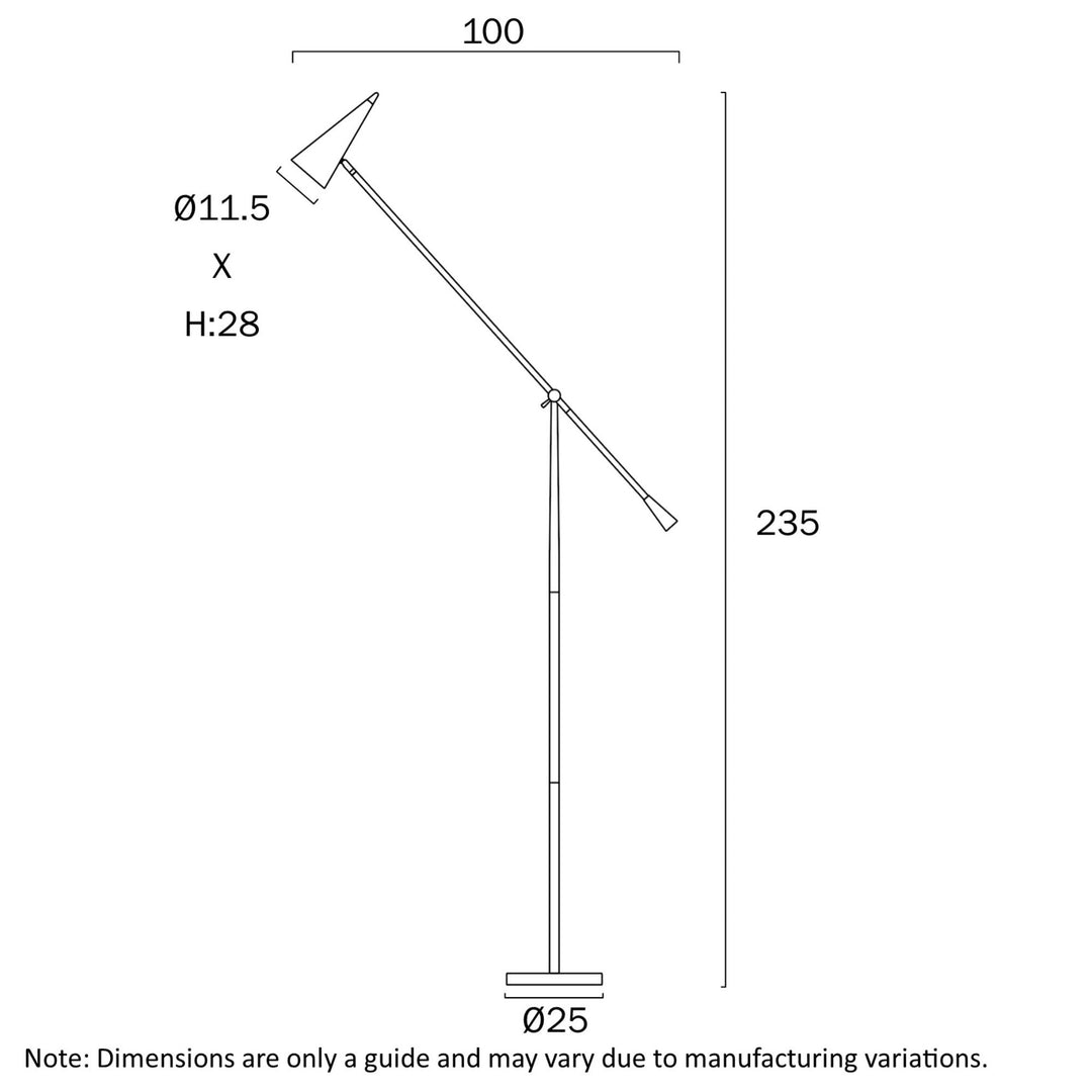 Telbix JIBARA - 25W Floor Lamp-Telbix-Ozlighting.com.au