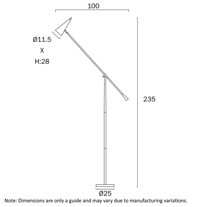 Telbix JIBARA - 25W Floor Lamp-Telbix-Ozlighting.com.au