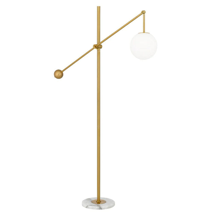 Telbix KEMI - Metal & Marble Floor Lamp-Telbix-Ozlighting.com.au