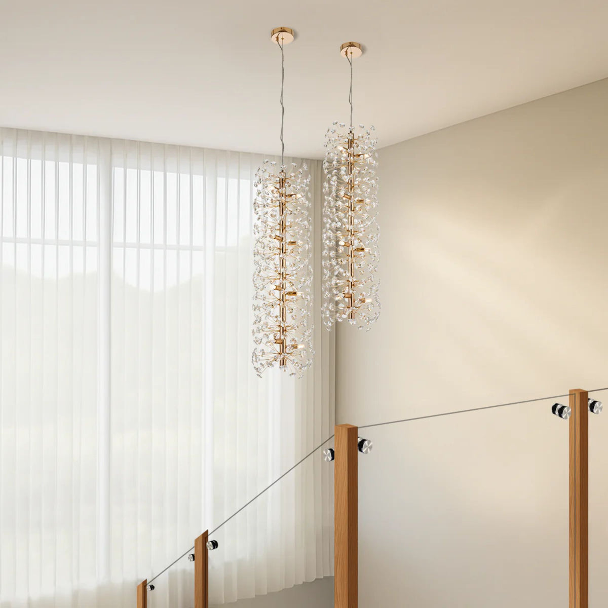 Telbix LERIDA 12-Light Vertical Pendant-Telbix-Ozlighting.com.au