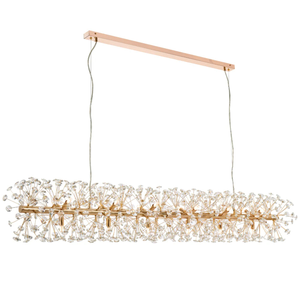 Telbix LERIDA - 18 Light Rectangular Pendant-Telbix-Ozlighting.com.au