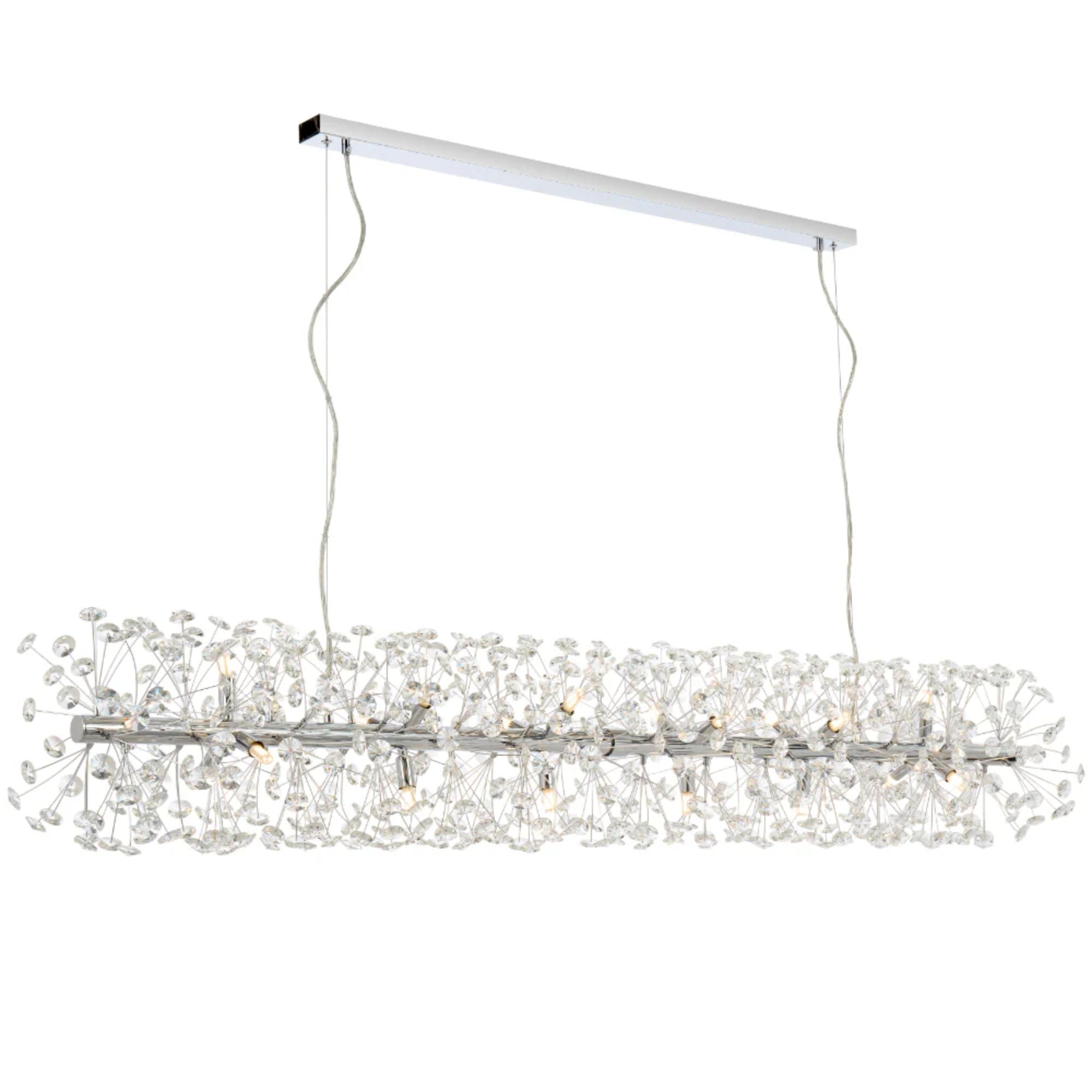 Telbix LERIDA - 18 Light Rectangular Pendant-Telbix-Ozlighting.com.au