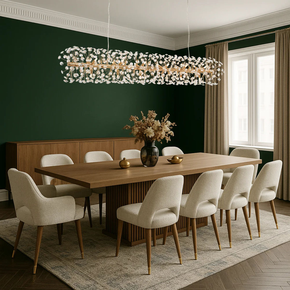 Telbix LERIDA 18-Light Rectangular Pendant-Telbix-Ozlighting.com.au