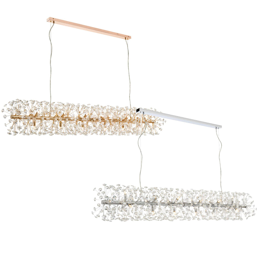 Telbix LERIDA - 18 Light Rectangular Pendant-Telbix-Ozlighting.com.au