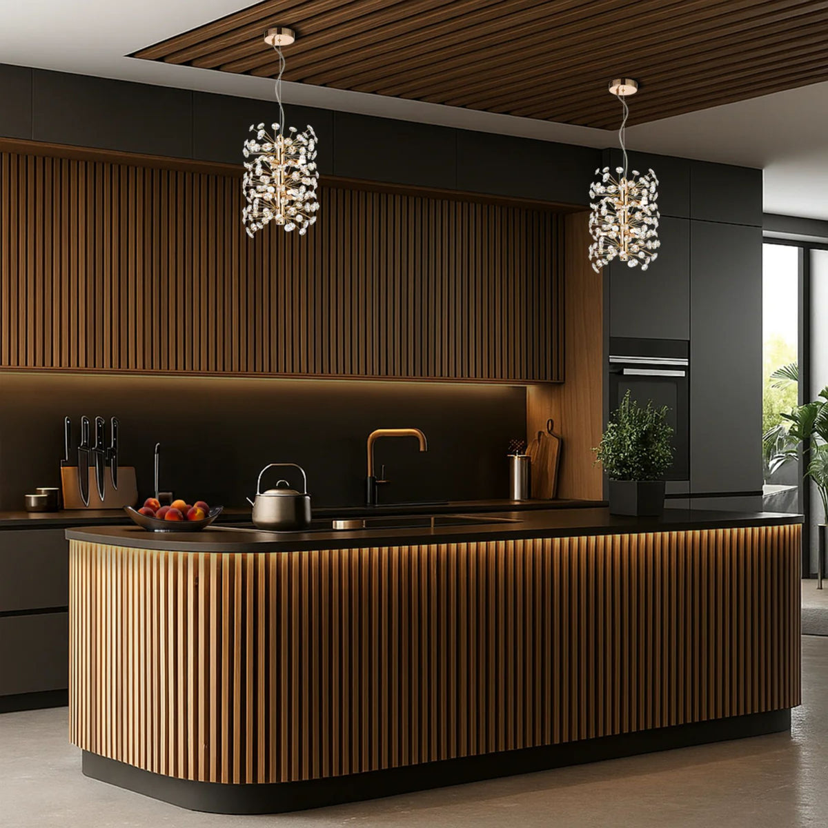 Telbix LERIDA 6-Light Vertical Pendant-Telbix-Ozlighting.com.au