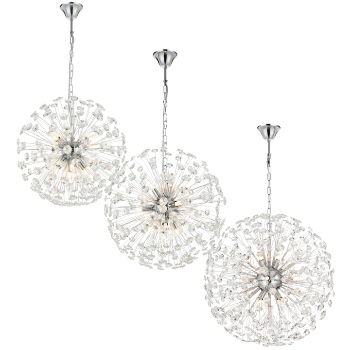 Telbix LERIDA - 8/9/12 Light Pendant-Telbix-Ozlighting.com.au