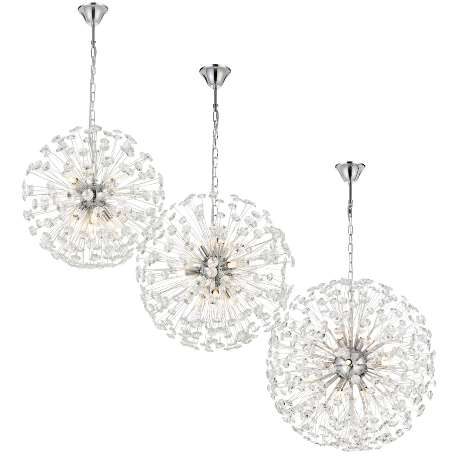 Telbix LERIDA - 8/9/12 Light Pendant-Telbix-Ozlighting.com.au