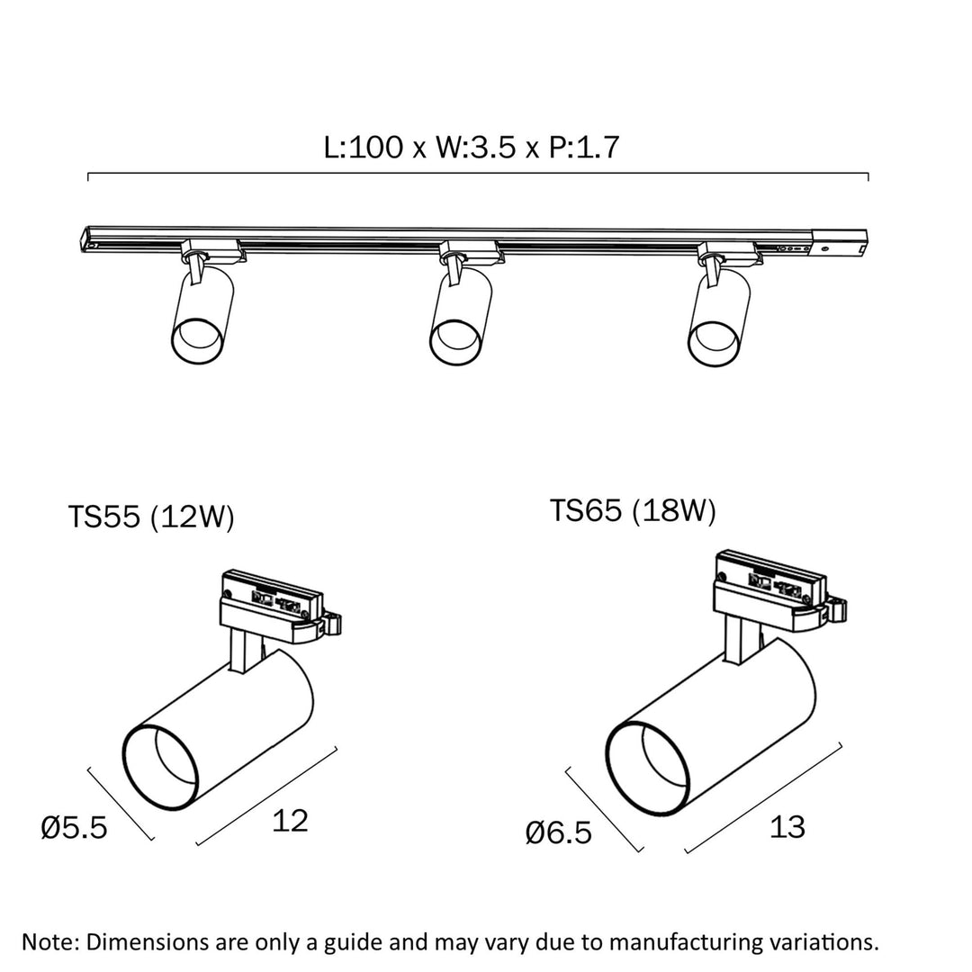 Telbix LOGIK - 12W Track Light-Telbix-Ozlighting.com.au