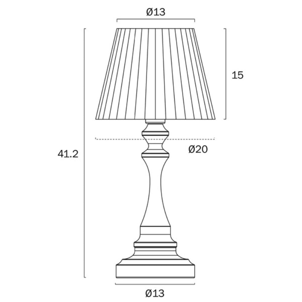 Telbix LOREN - 5W Touch Table Lamp-Telbix-Ozlighting.com.au