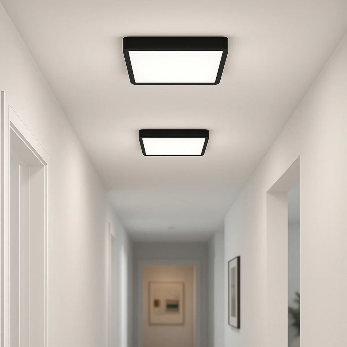 Telbix LUNOS 23cm Square Oyster Light-Telbix-Ozlighting.com.au