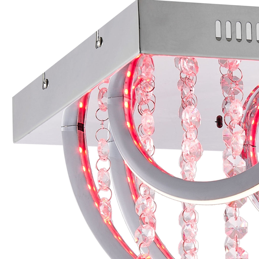 Telbix LUXIA 16W Crystal LED Ceiling Light-Telbix-Ozlighting.com.au