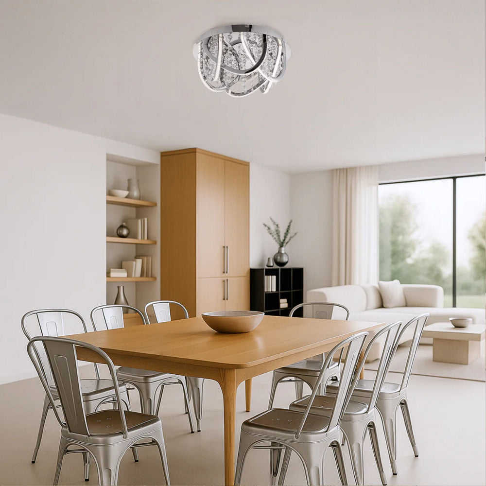Telbix LUXIA 24W Crystal LED Ceiling Light-Telbix-Ozlighting.com.au