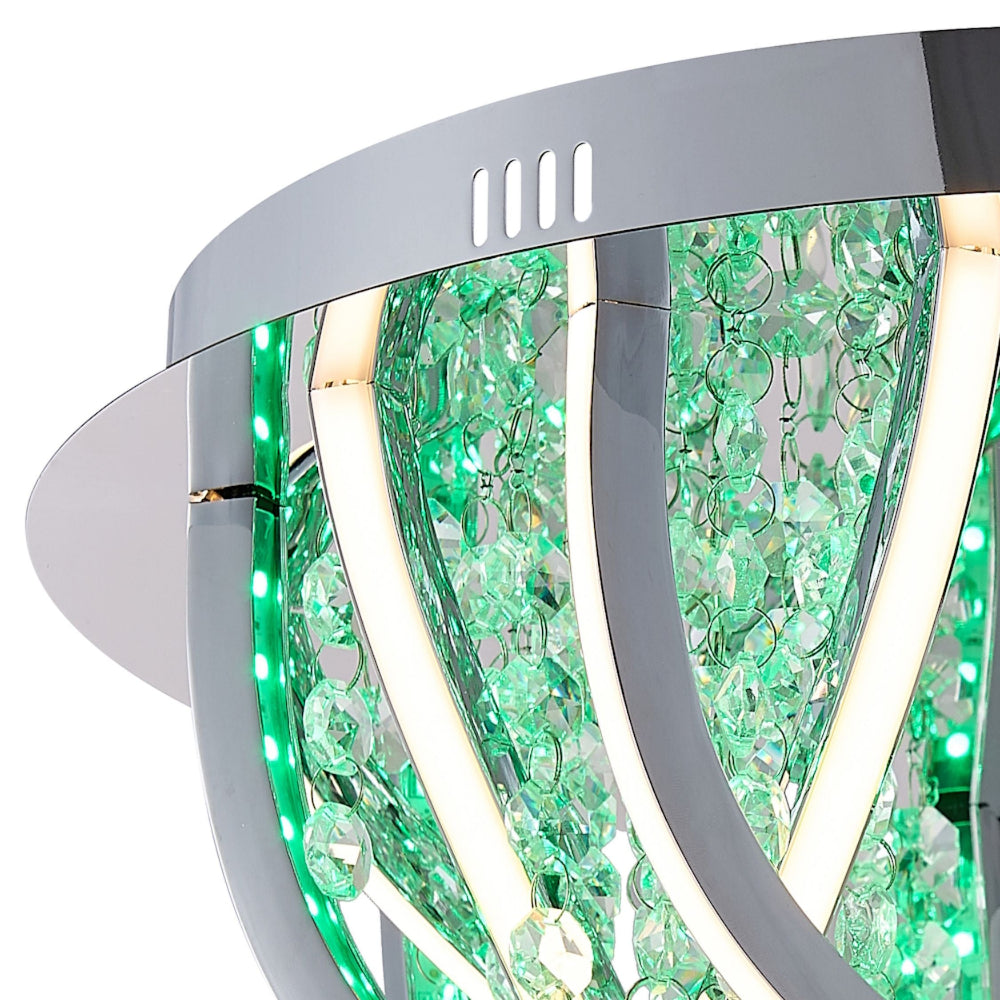 Telbix LUXIA 24W Crystal LED Ceiling Light-Telbix-Ozlighting.com.au