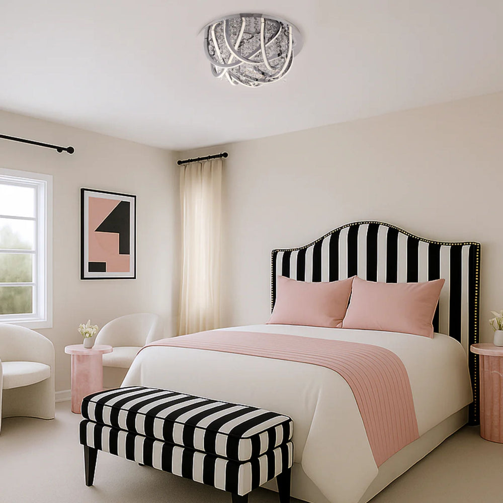 Telbix LUXIA 36W Crystal LED Ceiling Light-Telbix-Ozlighting.com.au