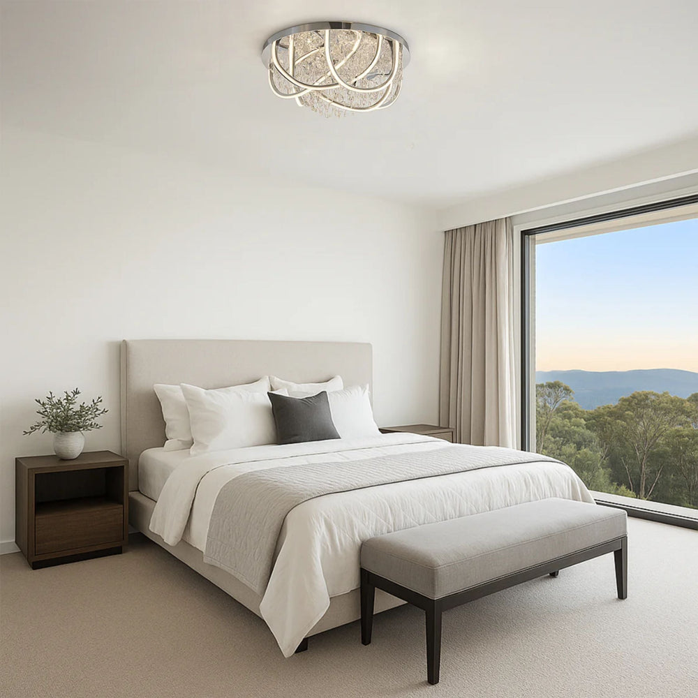 Telbix LUXIA 44W Crystal LED Ceiling Light-Telbix-Ozlighting.com.au