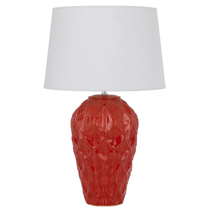 Telbix MADRID - Textured Ceramic Table Lamp-Telbix-Ozlighting.com.au