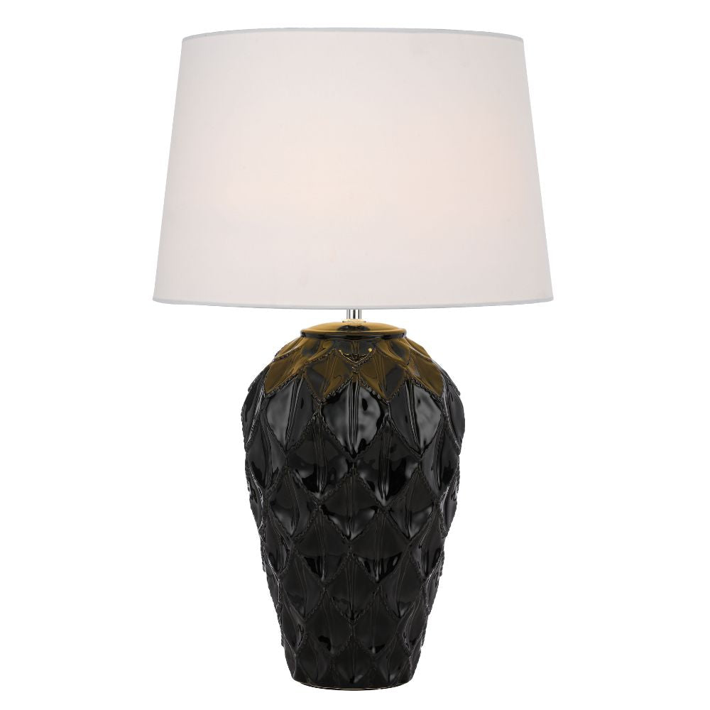 Telbix MADRID - Textured Ceramic Table Lamp-Telbix-Ozlighting.com.au