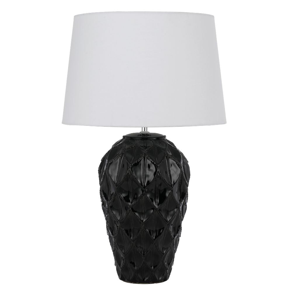 Telbix MADRID - Textured Ceramic Table Lamp-Telbix-Ozlighting.com.au