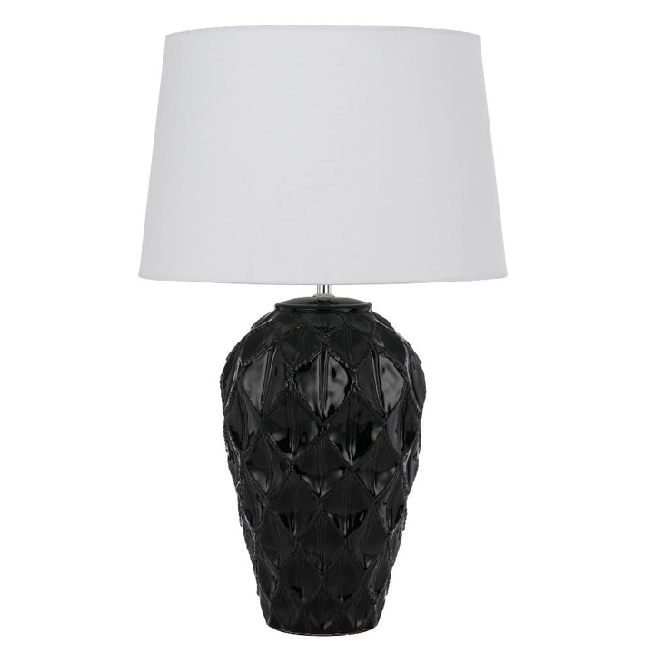 Telbix MADRID - Textured Ceramic Table Lamp-Telbix-Ozlighting.com.au