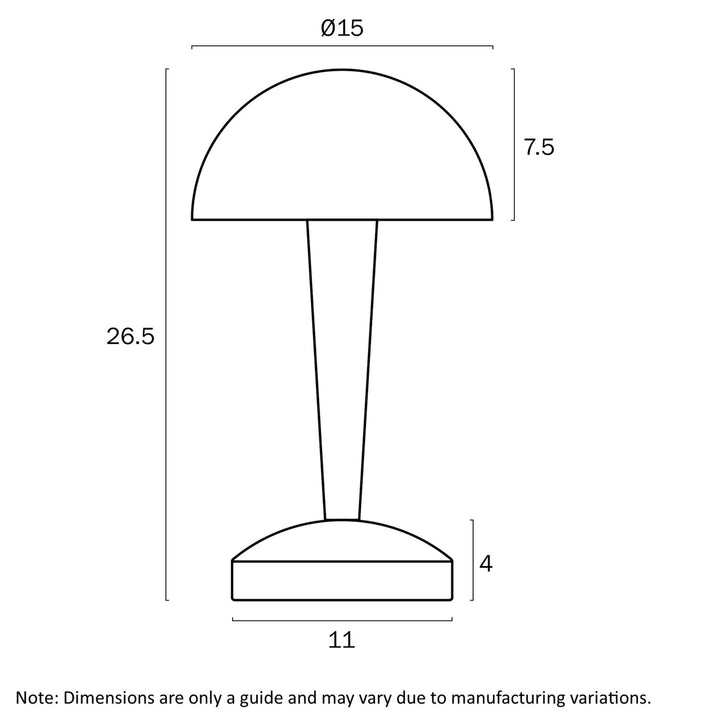 Telbix MANDEL - 5W Touch Table Lamp-Telbix-Ozlighting.com.au