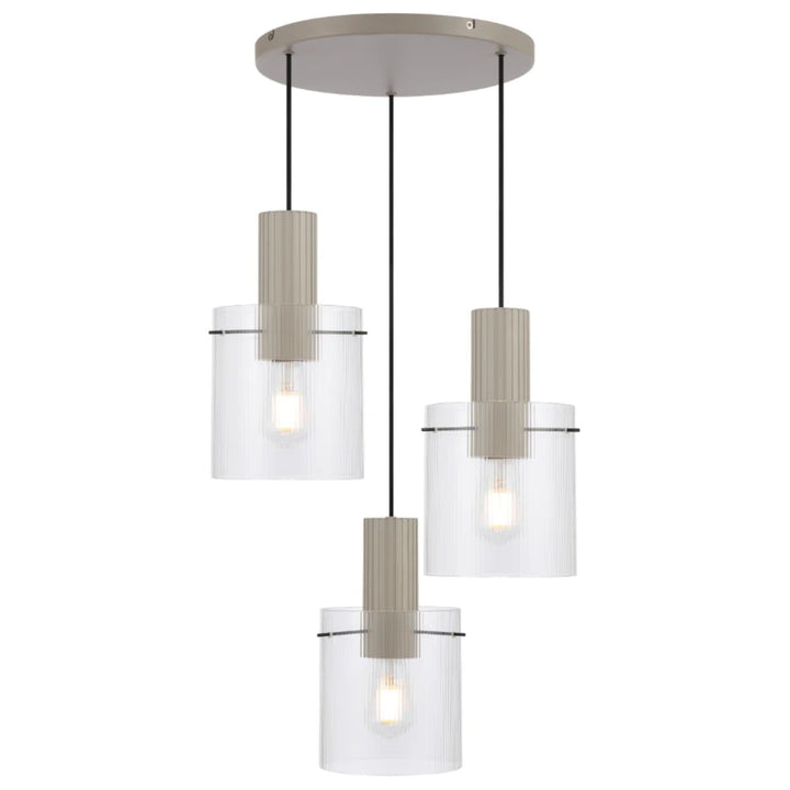 Telbix MIKA - 3 Light Pendant-Telbix-Ozlighting.com.au