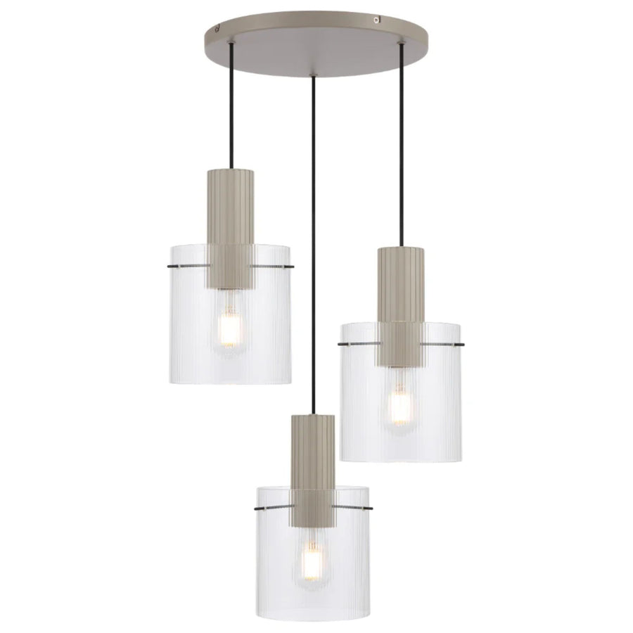 Telbix MIKA - 3 Light Pendant-Telbix-Ozlighting.com.au