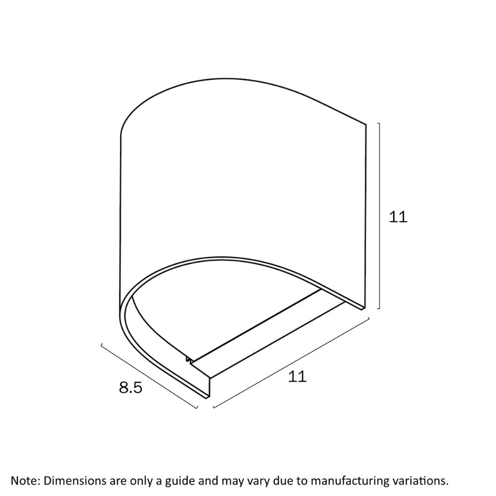 Telbix MIRO 1 Wall Light - 6W-Telbix-Ozlighting.com.au