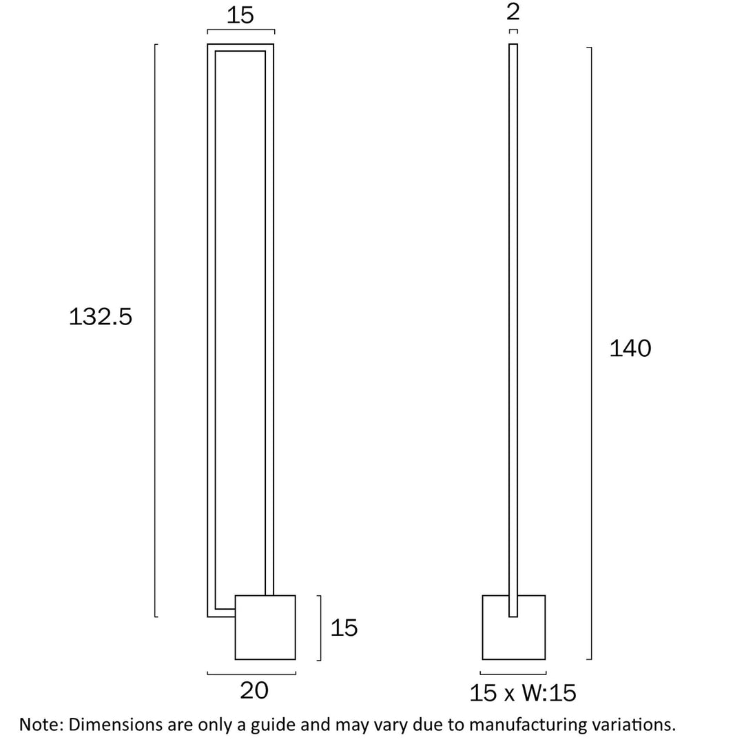 Telbix MODRIC - 24W Floor Lamp-Telbix-Ozlighting.com.au
