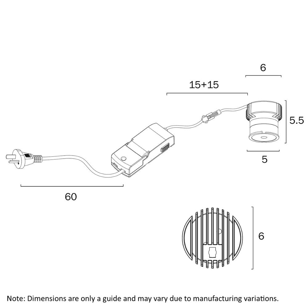 Telbix MODULE 16 Downlight - 10W, Twist-On CCT-Telbix-Ozlighting.com.au